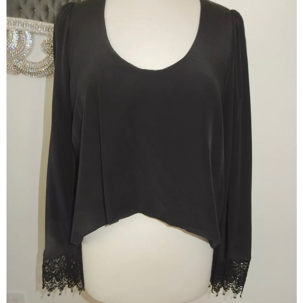 Stone cold fox silk Bali top
